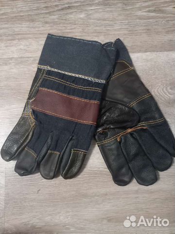 Перчатки кожаные