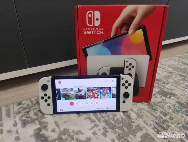Новый прошитый Nintendo Switch Oled 128Gb