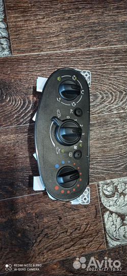 Блок управления отопителем Рено