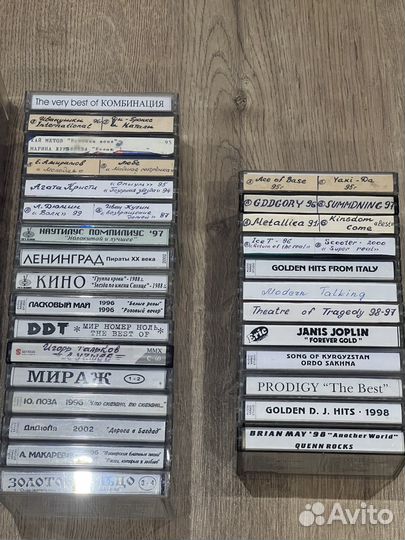 Аудиокассета 90 минут разные