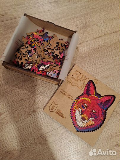 Деревянный пазл - Лиса