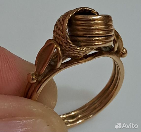 Советское золотое кольцо 583пр.5гр