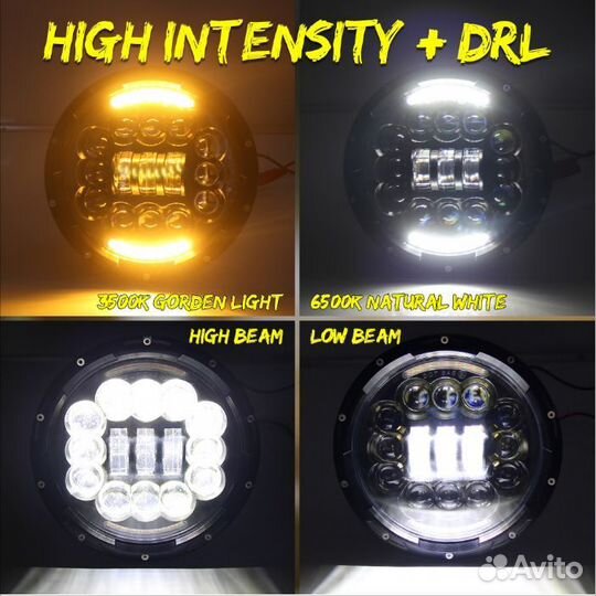 Фары светодиоды LED LADA 4x4 Urban Niva нива УАЗ