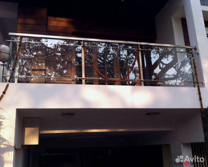 Стеклянные ограждения для веранд