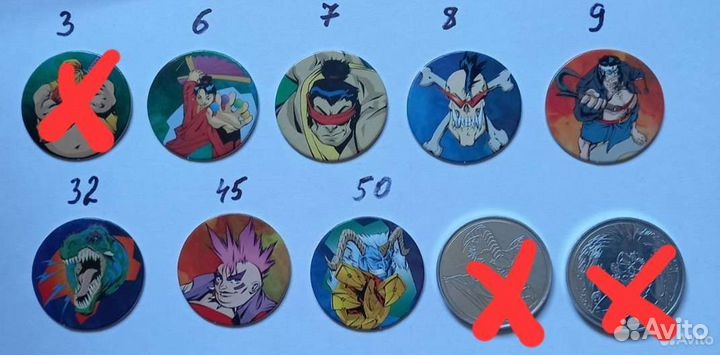 Фишки сотки биты Sumo Dudes Upper Deck 1995 г