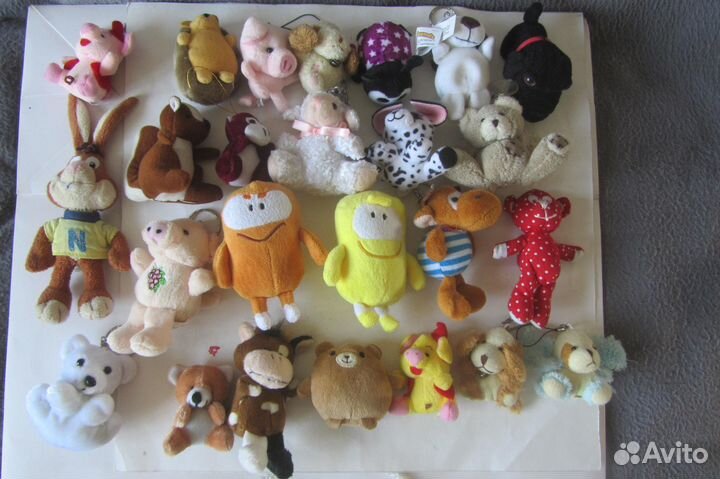 Сортер мягкий.Брелки -мягкие на ключи/сумки