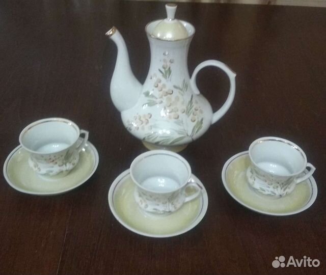 Чайник заварочный СССР. Тарелка 