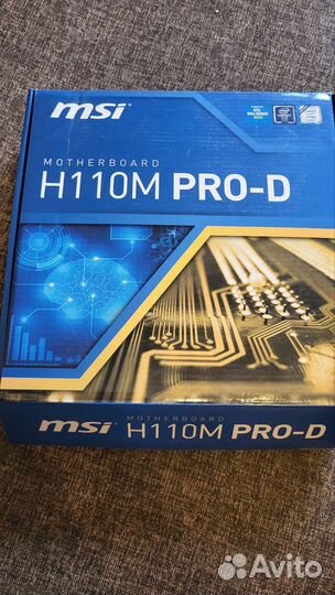 Материнская плат h110m msi 1151