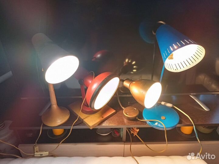 Лампа настольная светильник СССР