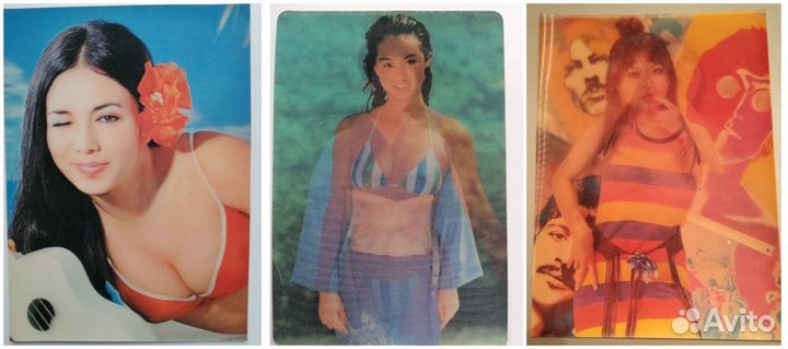 Календари, стерео открытки (девушки, эротика)
