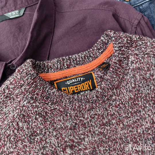 Джемпер мужской Superdry шерсть XXL