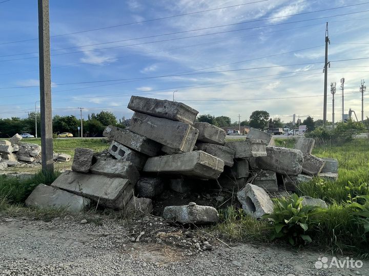 Фундаментные бетонные блоки фбс, ригеля, плиты