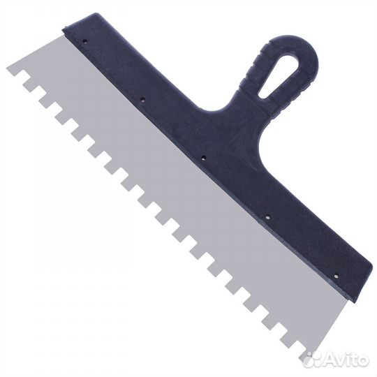 Шпатель зубчатый 10103-350-010 350 мм, нержавеющая