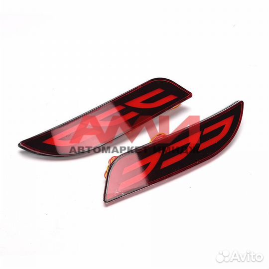 Катафоты LED Приора (заглушки) в бампер 21704-724