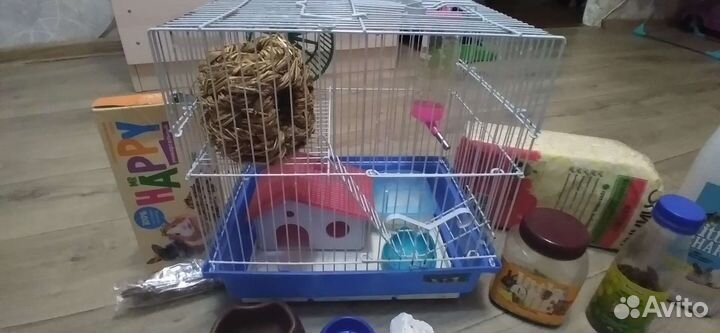 Клетка для грызунов (джунгарского хомячка)