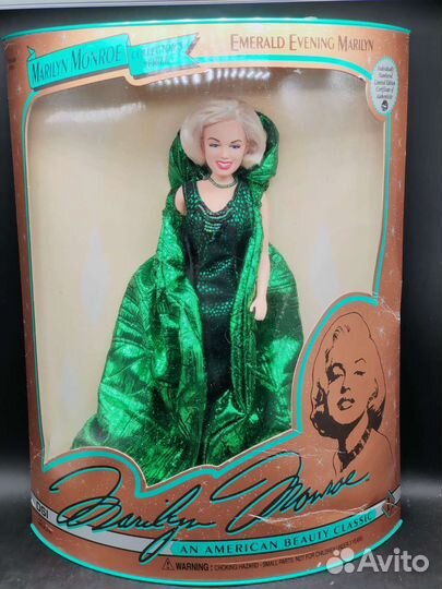 1993 год. Мэрилин Монро, портретная кукла