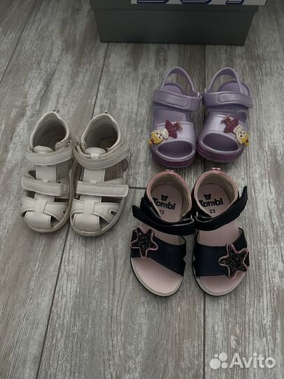 Босоножки сандалии для девочки 23
