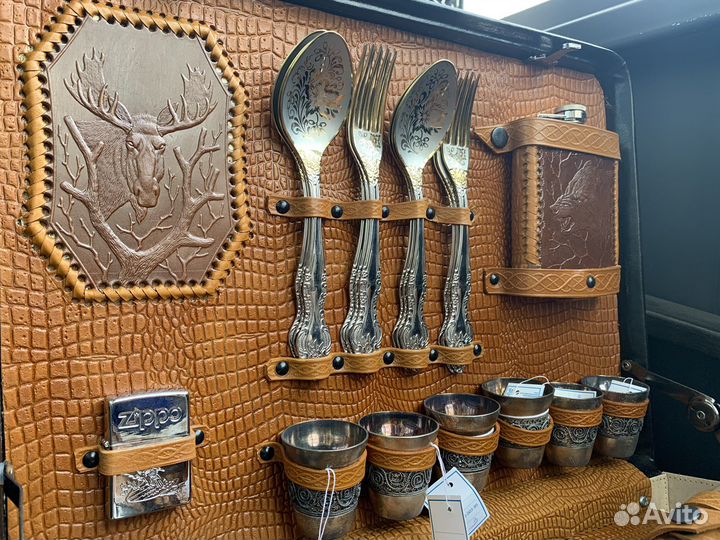 Набор подарочный в кейсе. Набор для барбекю люкс