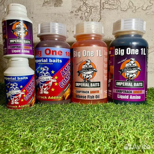 Ликвиды Imperial Baits Амино комплекс 300ml и 1000