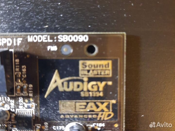 Звуковая карта creative sound blaster