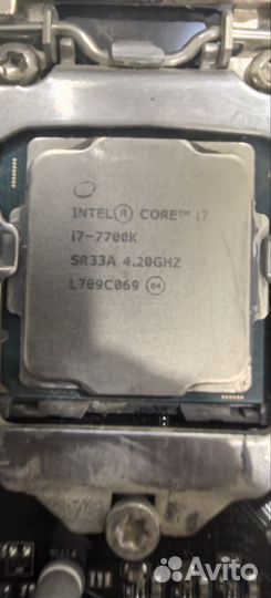 Intel I7 7700k+gigabyte z270 +32gb ddr4