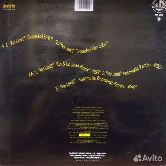 2 Unlimited – No Limit (12