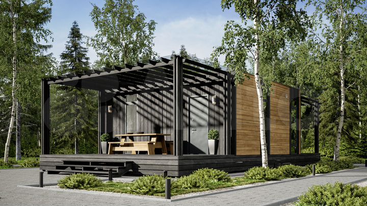 Дом 32 м² на участке 8,2 сот.