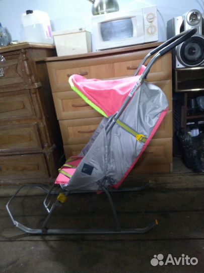 Детские санки коляска бу