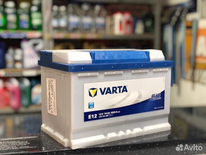 Аккумуляторы varta 60 74 100