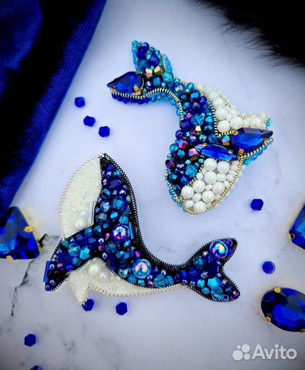 Брошь из бисера