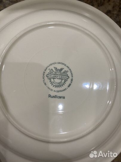 Тарелки суповые villeroy bosch