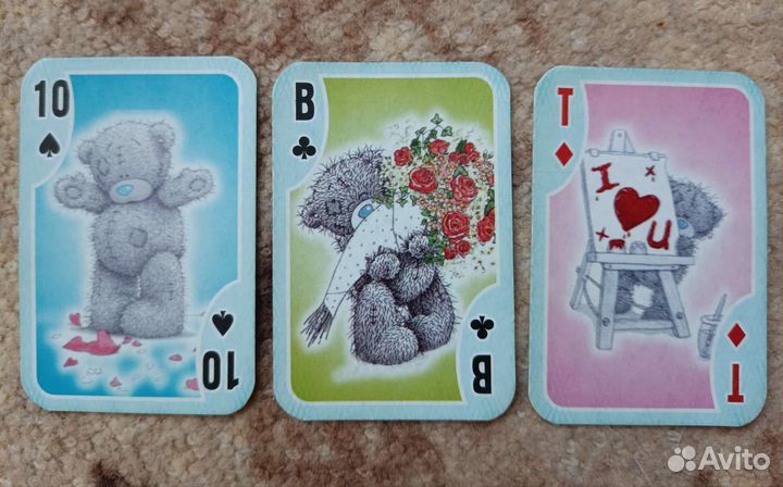Мишки Тедди игральные карты колода 36 карт