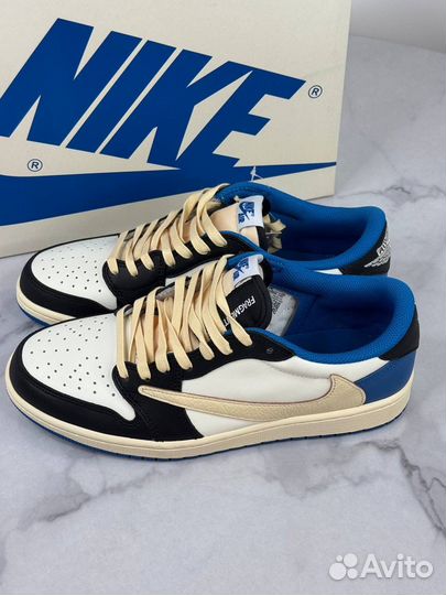 Кеды Jordan 1 Retro Low Fragment X Travis Scott (2025) Премиум