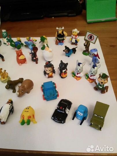 Игрушки киндер из мультиков раритет