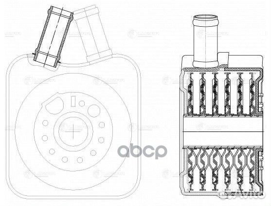 Радиатор масляный LOC1802 luzar