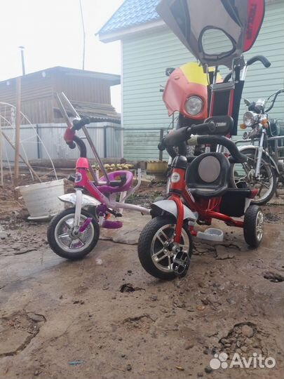 Детский 3х колесный велосипед