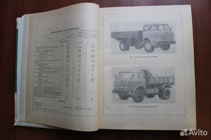 Каталог деталей автомобиля маз-500А, 503А,504А1971