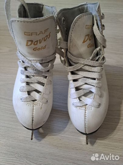 Коньки детские Davos Gold