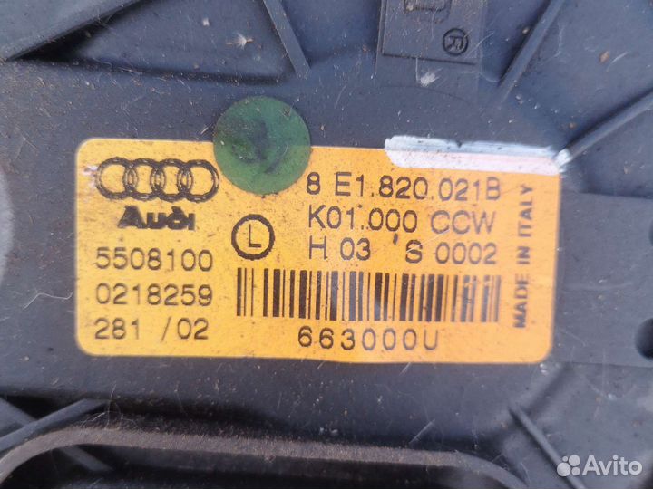 Мотор печки Audi A4B6 климат