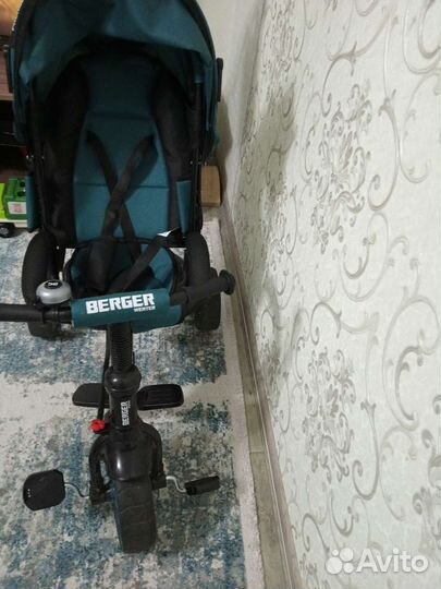 Трехколесный велосипед коляска