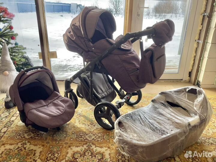 Детская коляска 3 в 1 be2me Raffaello