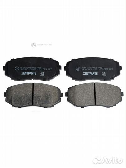 Колодки передние Mazda CX-7 MZR Z07351