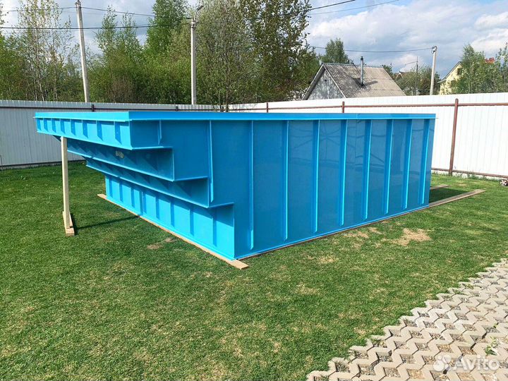 Бассейн 5x4 из полипропилена