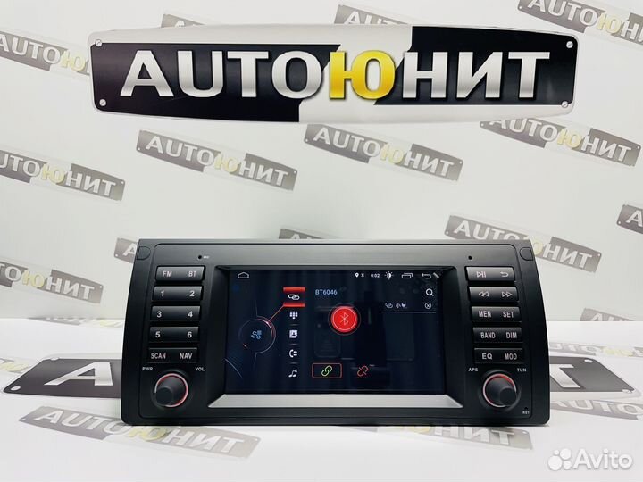 BMW E39 E53 95-03 магнитола AMP 1+16