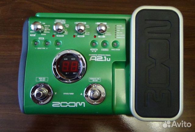Гитарный процессор для гитар zoom A2.1u