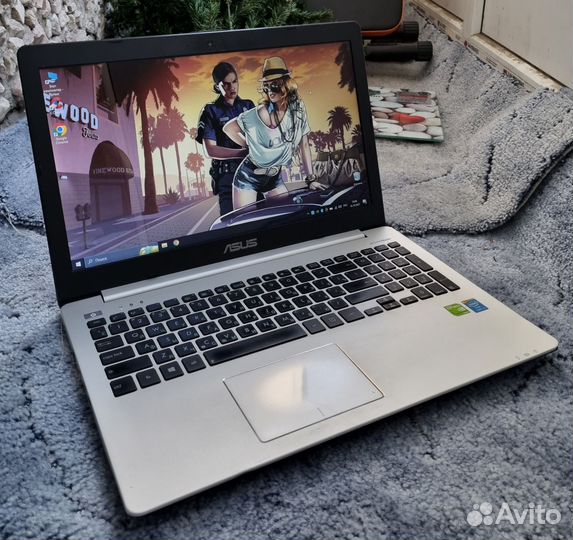 Игровой ноутбук asus i5/GT740M/ssd120