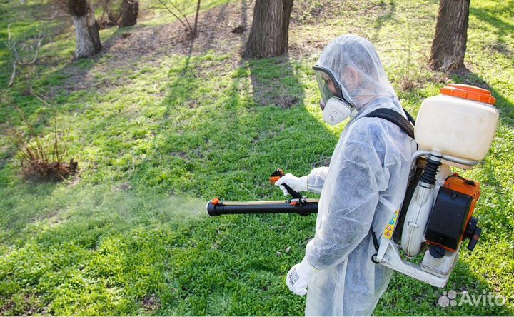 Обработка от клещей,кротов