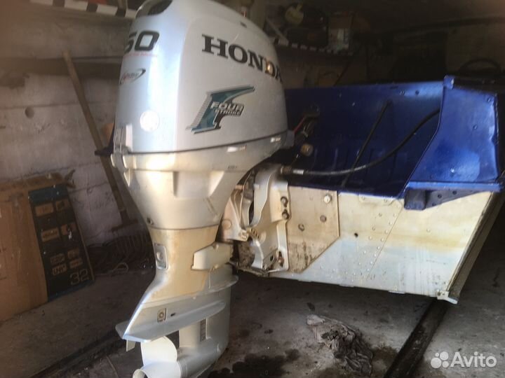 Казанка 5М4+honda BF50