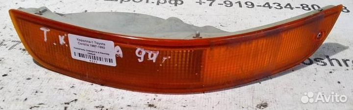 Указатель поворота в бампер левый Toyota Corolla