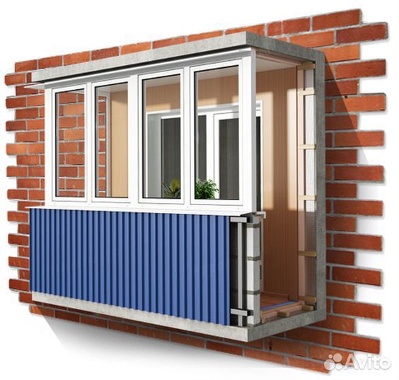 Остекление балконов в рассрочку без банка